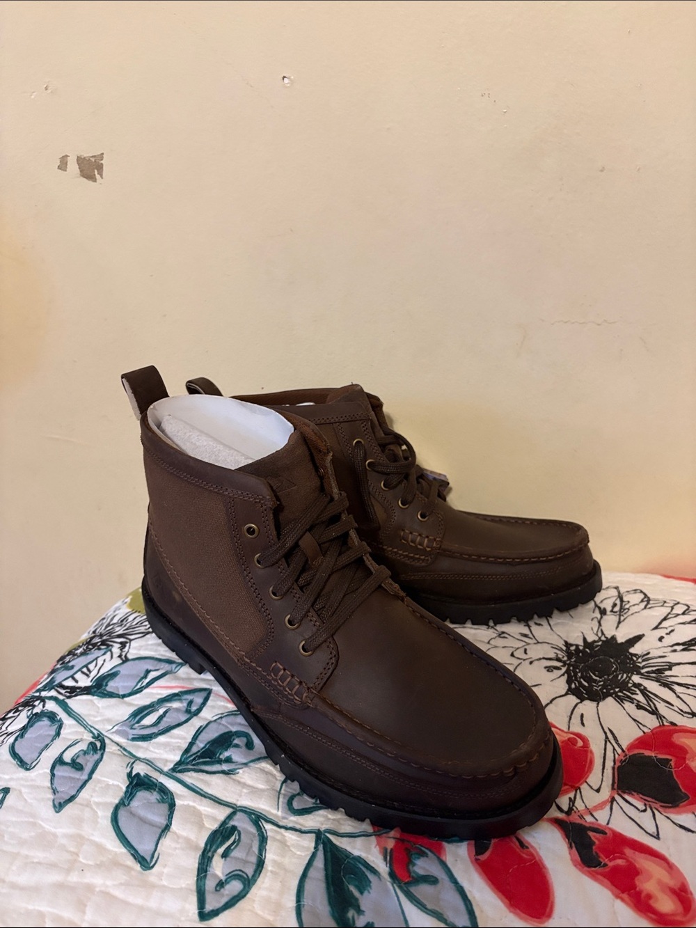 Ozark Trail Brown Lace-Up Moc Toe Chukka Boots